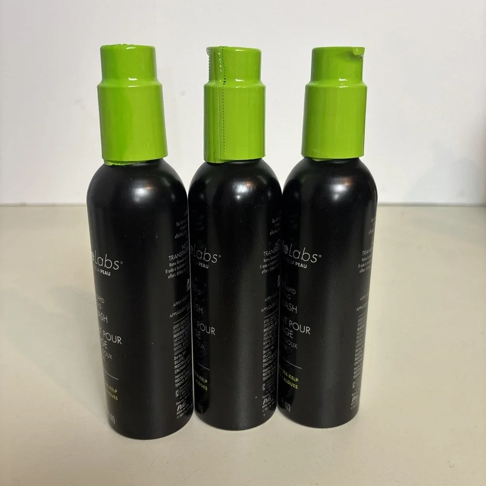 GILLETTE LABS Skincare Face Wash Vitamin B3+Kelp for Men Vitamins 5oz Lot of 3